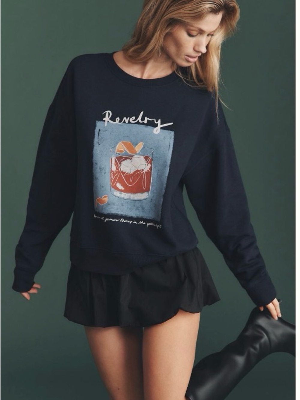 Maeve Embellished effortless sweater for fun